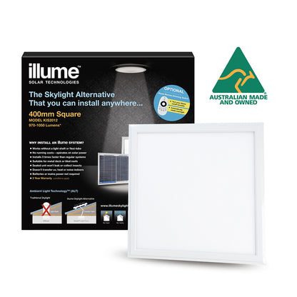 A photo of the product illume that is a skylight alternative.